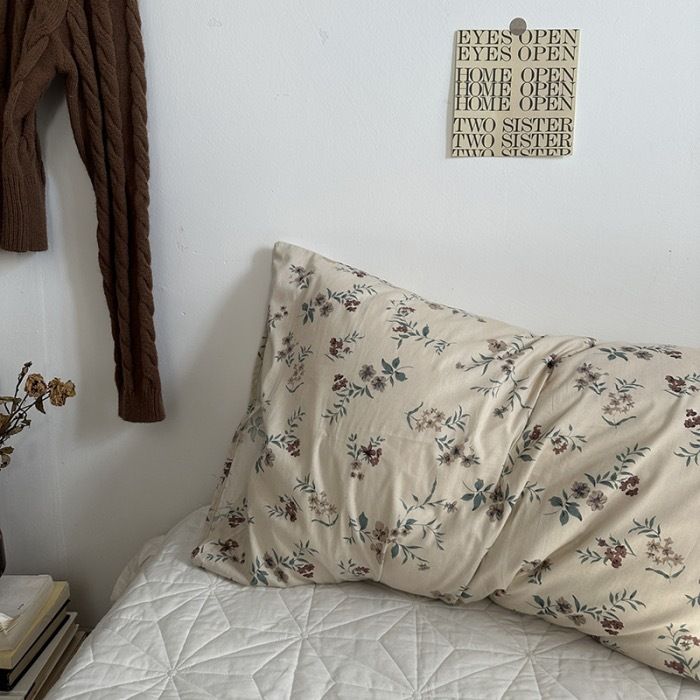 Pure Cotton Pillowcase 48x74cm Afternoon time L 48*74 pillowcase 1 pair