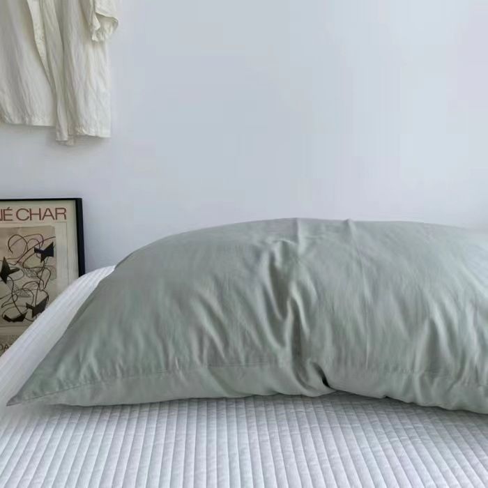 Pure Cotton Pillowcase 48x74cm Green L 48*74 pillowcase 1 pair
