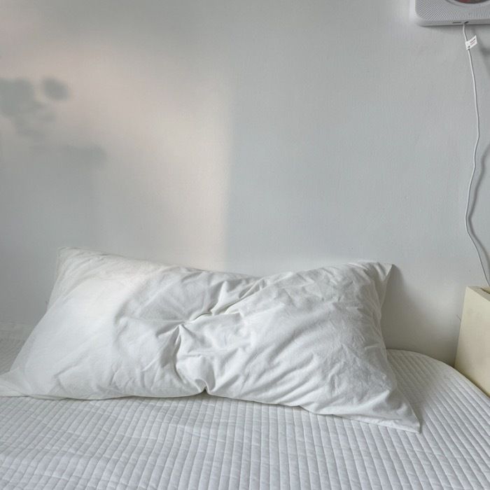 Pure Cotton Pillowcase 48x74cm Salt White L 48*74 pillowcase 1 pair