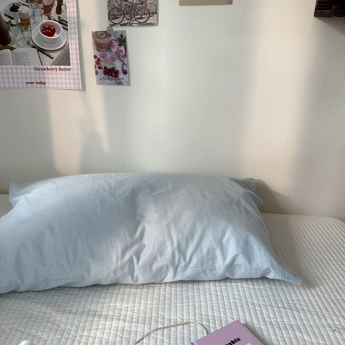 Pure Cotton Pillowcase 48x74cm Sky Blue L 48*74 pillowcase 1 pair