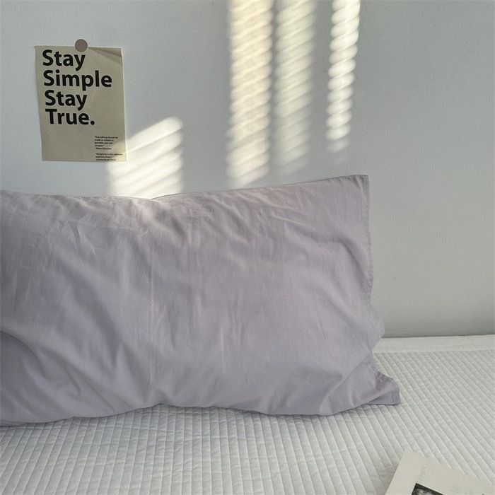Pure Cotton Pillowcase 48x74cm Taro purple L 48*74 pillowcase 1 pair