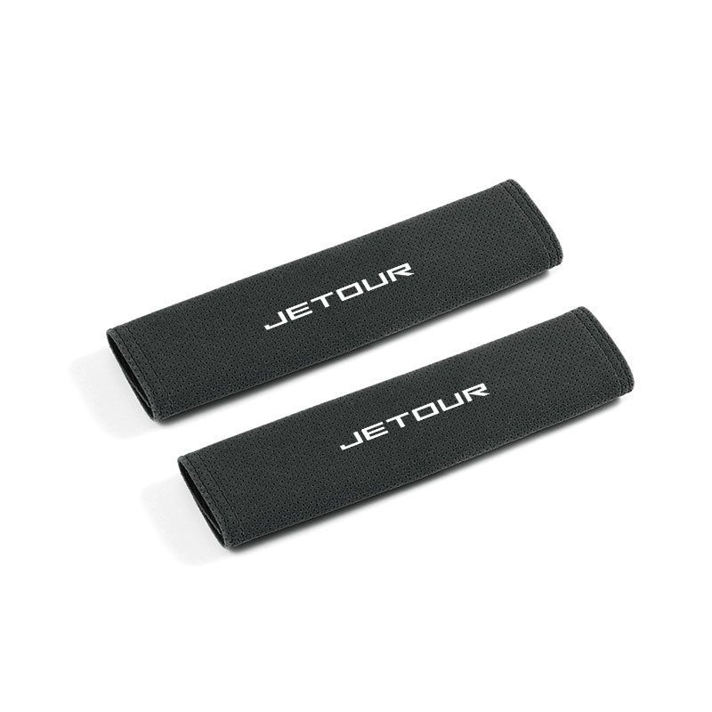Jietu Safety Belt Shoulder Cover Super Fiber 21.5 * 6.5cm black single view 4