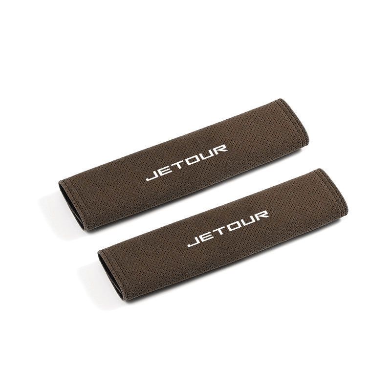 Jietu Safety Belt Shoulder Cover Super Fiber 31.2 * 6.5cm black pair view 5