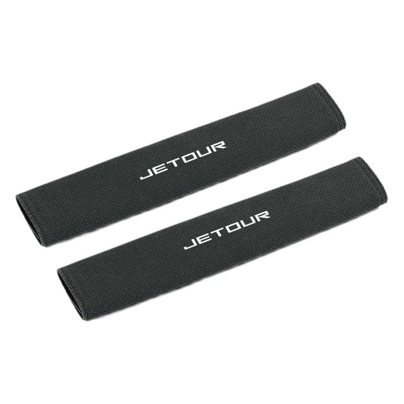 Jietu Safety Belt Shoulder Cover Super Fiber 31.2*6.5 wine red pairs view 2