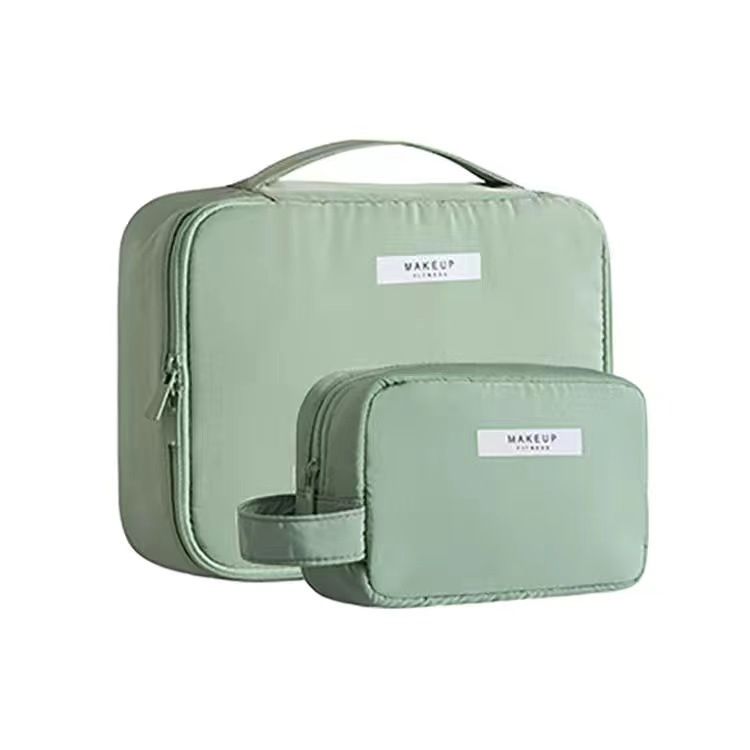 Travel Cosmetic Bag Large Capacity Multipurpose Pink Small size view 6
