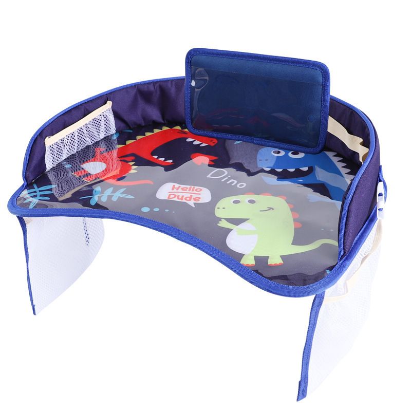 Mu suo Cartoon Car Seat Dining Table Oxford Cloth Fold Black dinosaur band view 6