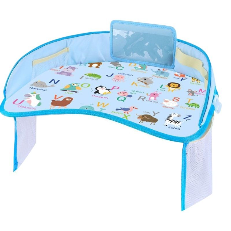 Mu suo Cartoon Car Seat Dining Table Oxford Cloth Fold Beige animal view 2