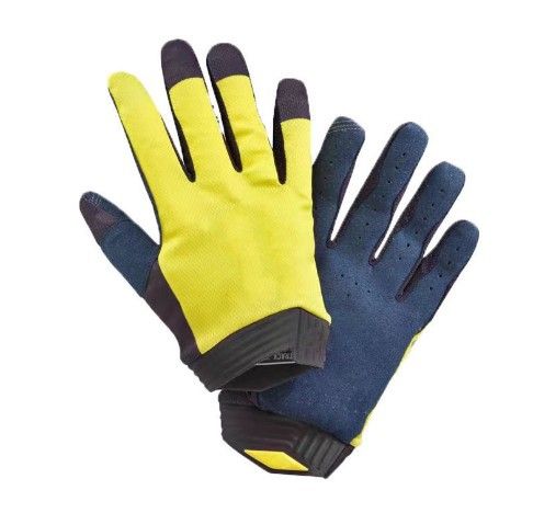 LOHAS FOX Bicycle Gloves Nylon Breathable Anti Skid Yellow