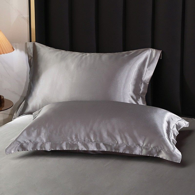 Simulation Silk Pillowcase 48x74cm Polyester Champagne Gold 48x74cm [pair] view 2