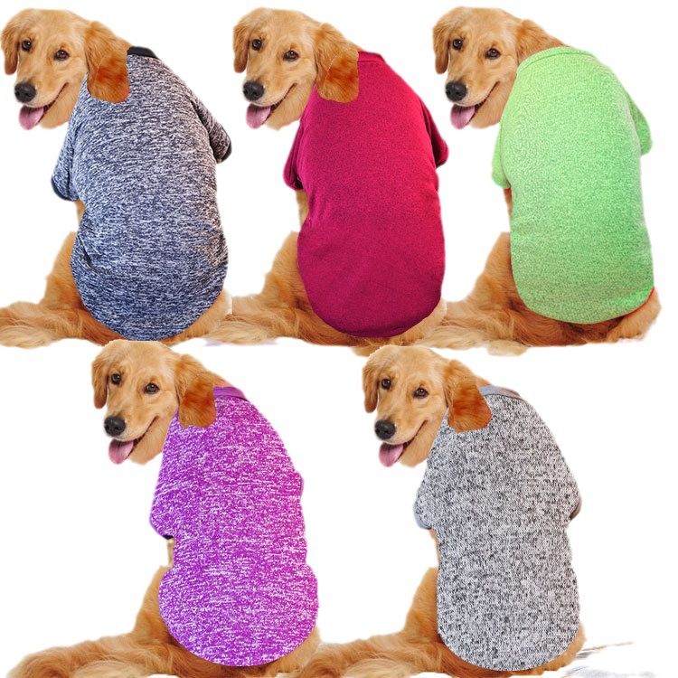 shine Pet Clothing Dog Cat Sweater Cloth Big dog wool sweater navy blue 7XL view 3