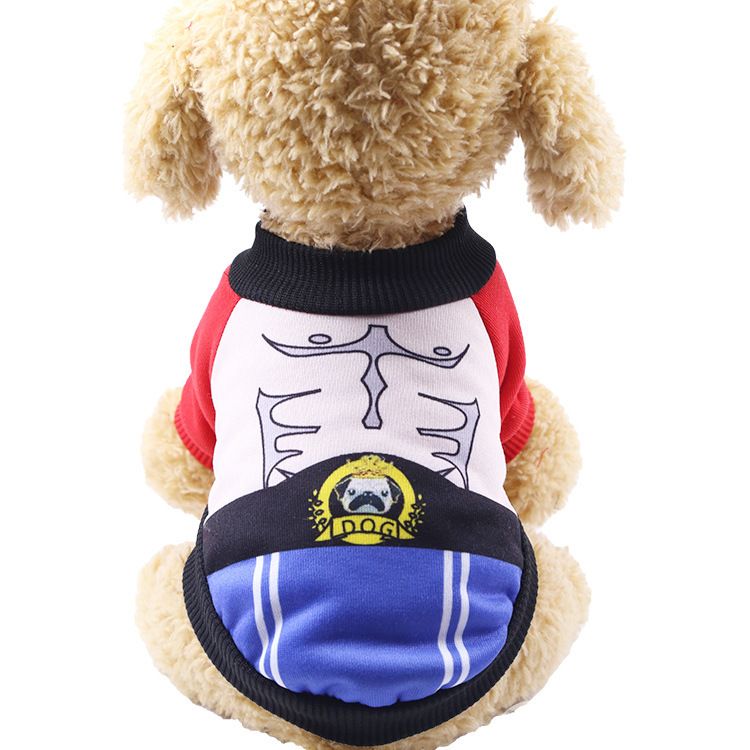 Cotton Pet Dog Cat Hoodless Two Leg Sweatshirt Shine Hoodless Two-Leg Uniform — image 1