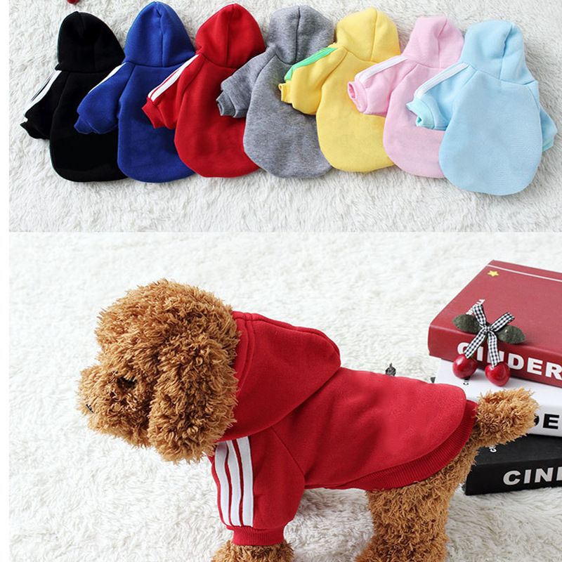 Shine Pet Sweatshirt Cotton Casual Style two legs adog black M (bust 37CM view 3