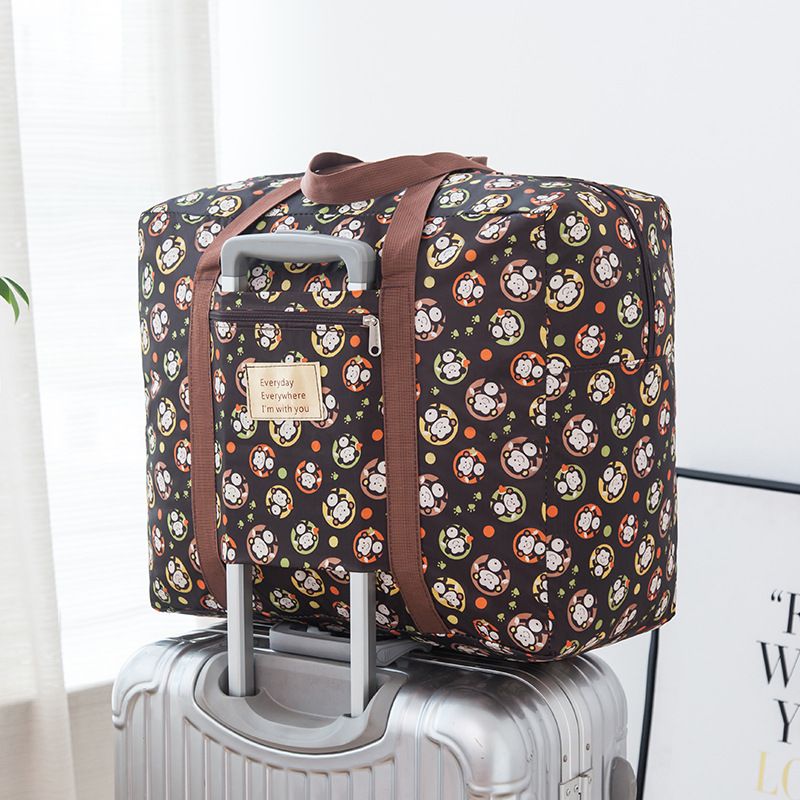 Travel Storage Bag Oxford Cube Waterproof Naughty little monkey Extra Large