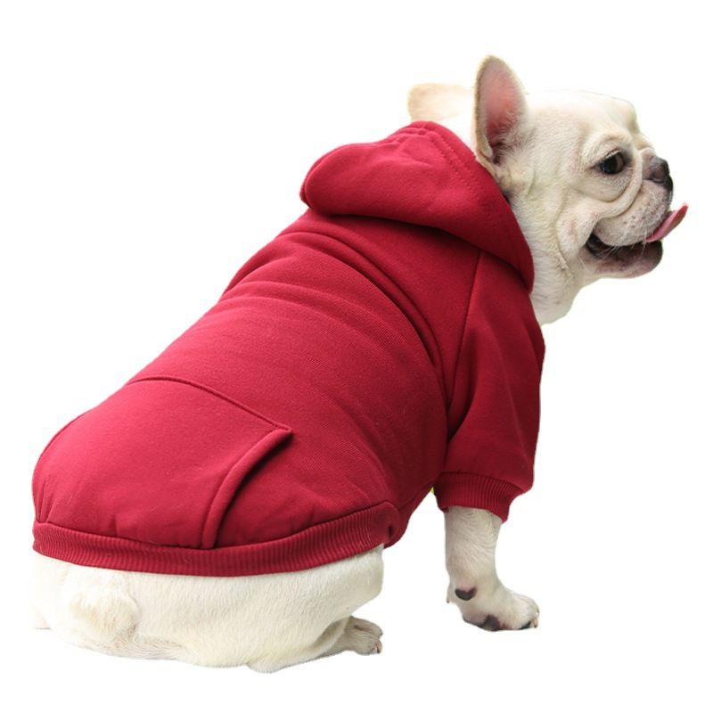 Valley Dog Pet Sweatshirt Pocket Casual Style Pocket Sweatshirt Coffee XS view 6