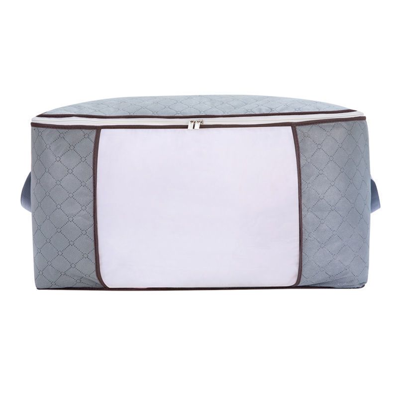 Fortunately Non-woven Quilt Storage Bag Cube 70L Gray 48*48*30cm(70L) view 7