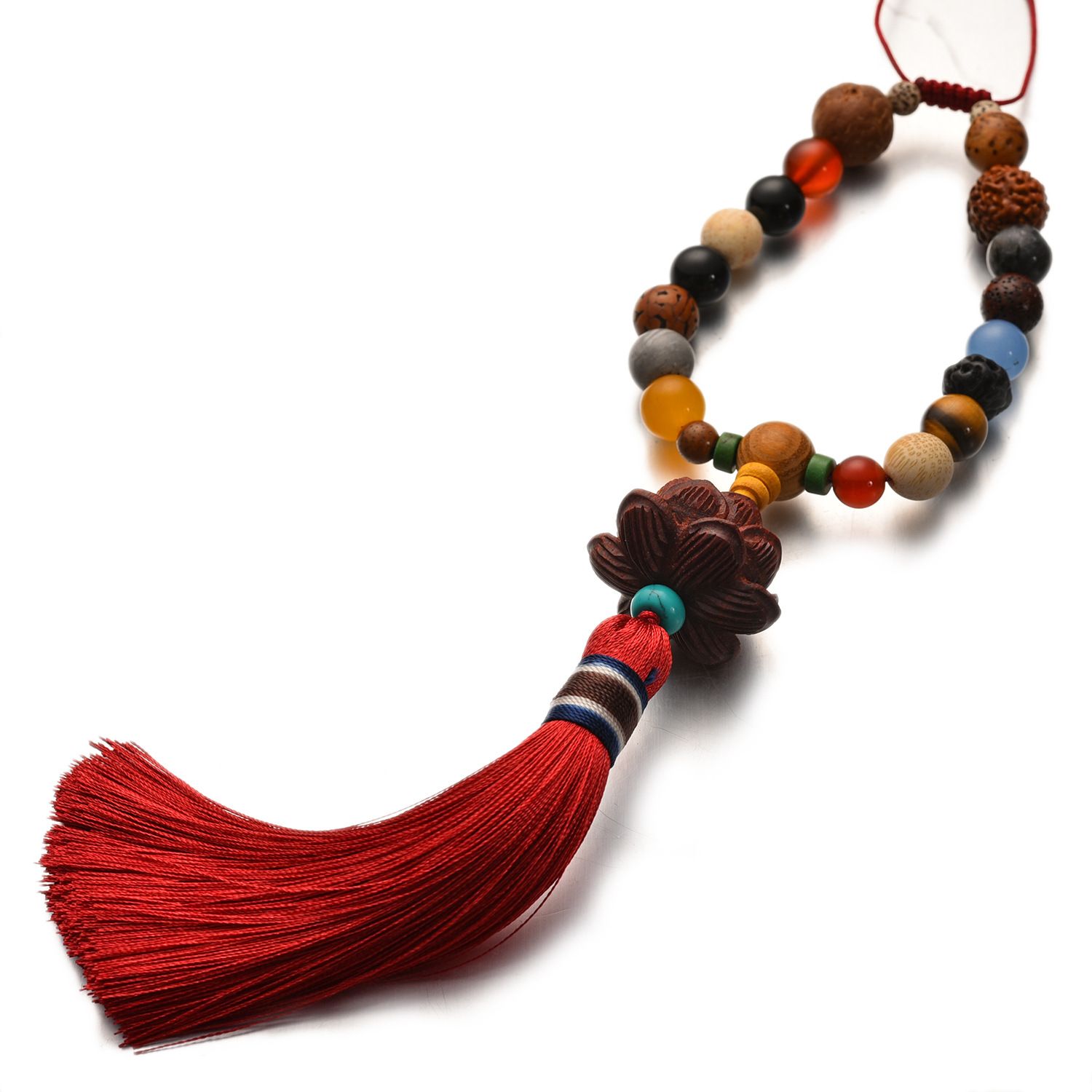 Xiangbaihui Car Pendant Bamboo Root 18 Seeds Lotus. Green tassel (boxwood Lotus) view 4