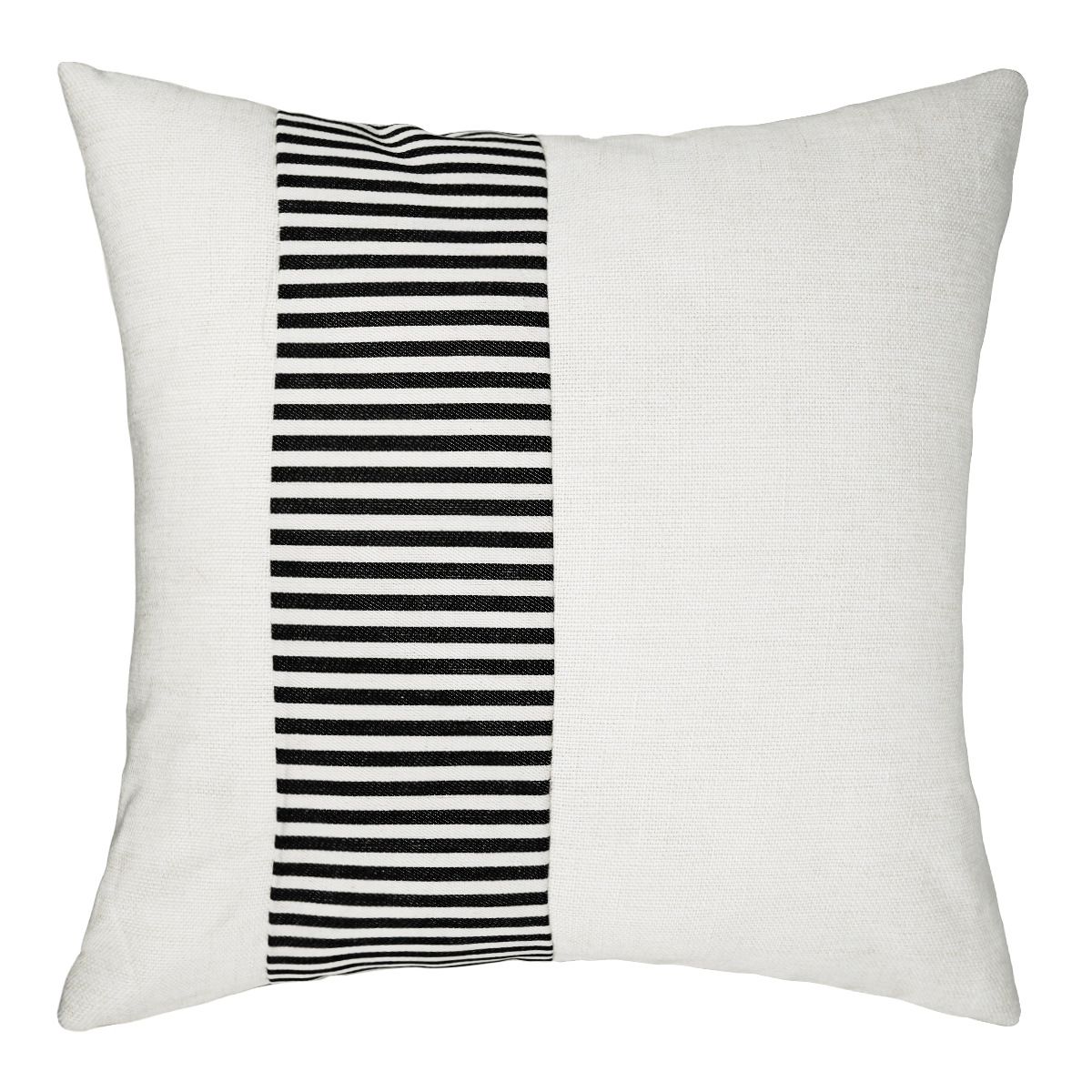 Xiao Weili Linen Pillowcase 45x45cm Striped Two-color stitching 45*45