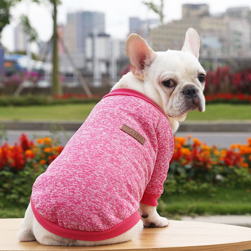 Pet Sweatshirt for Dogs and Cats by shine New size classic wool sweater rose — image 1
