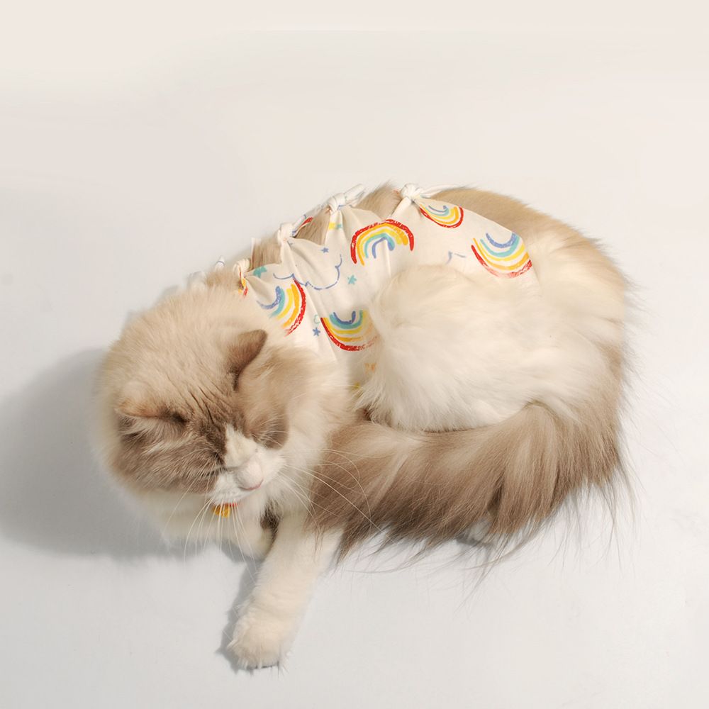 Cotton Cat Sterilization Recovery Clothing Bandage S. Flamingo S (1.50 kg-3.00 kg view 2