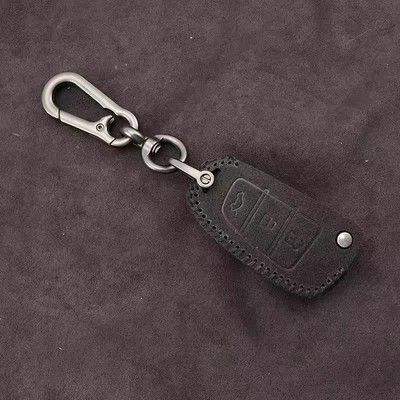 Suede Key Case for Geely Binyue Xingyi c single set with metal buckle view 2