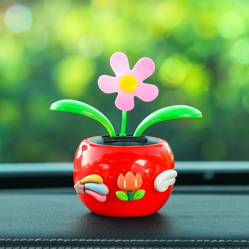 Tang Yi Solar Car Decoration Sunflower Upgraded Sunflower Red — image 1