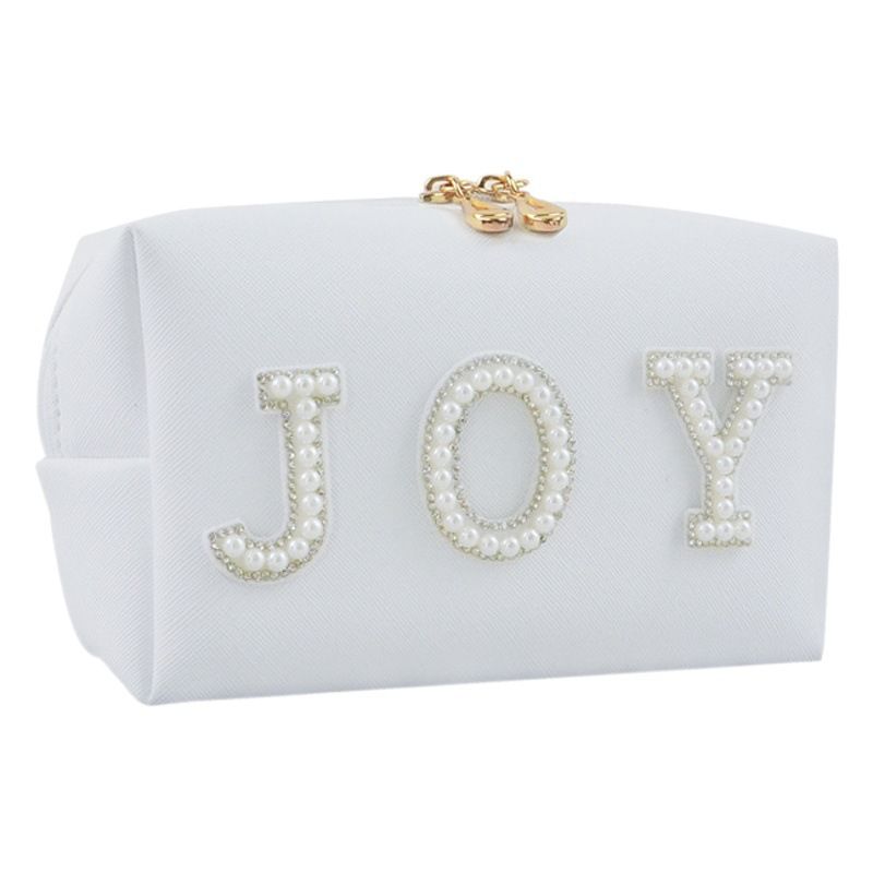 Cosmetic Bag Customizable PU Cube Makeup Travel Storage Small size-FUN view 2
