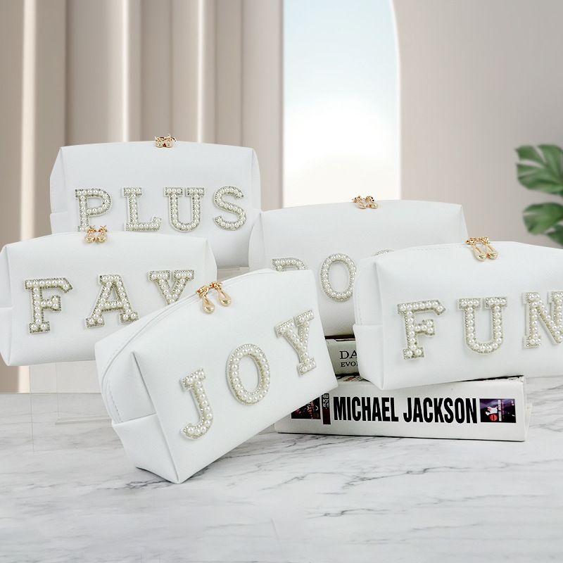 Cosmetic Bag Customizable PU Cube Makeup Travel Storage Small size-FAY view 4