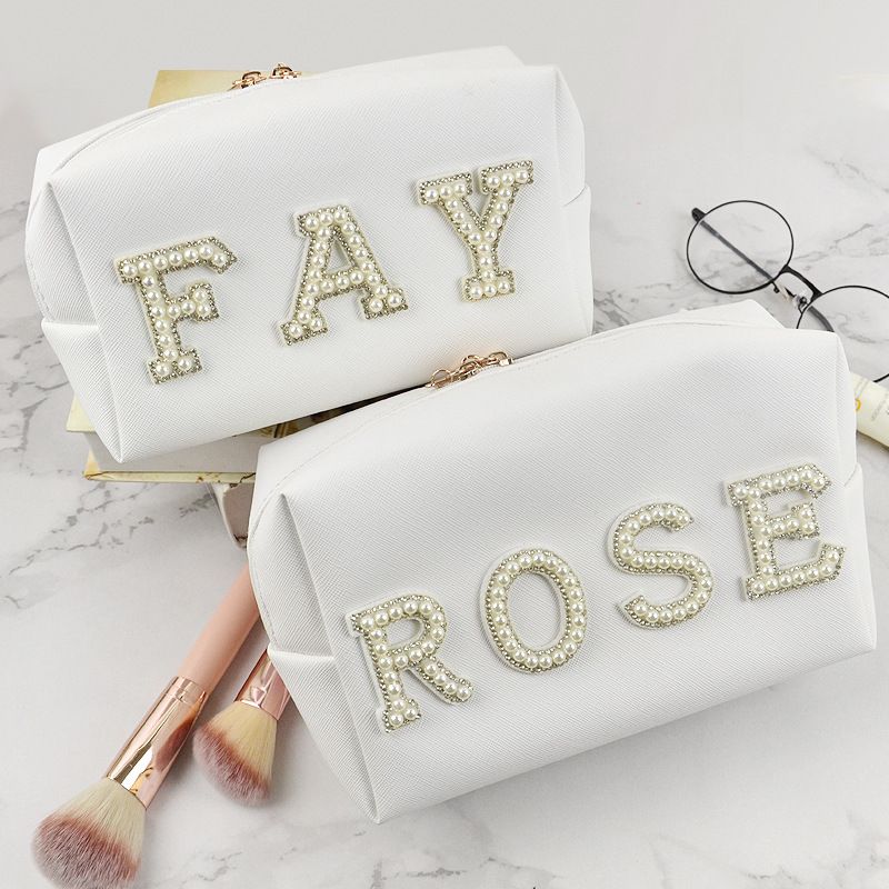Cosmetic Bag Customizable PU Cube Makeup Travel Storage Large-LUCK view 3