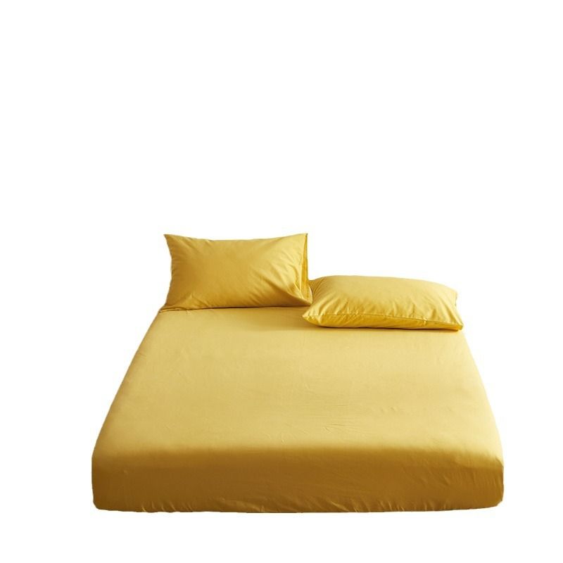 Poem snack Moon Fitted Sheet 100 Cotton Brushed Khaki Fitted Sheet 150*190 * 25cm view 7