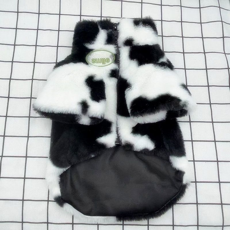 Pet Dog Warm Polyester Coat Small Breed Winter Pink love fur XL view 4