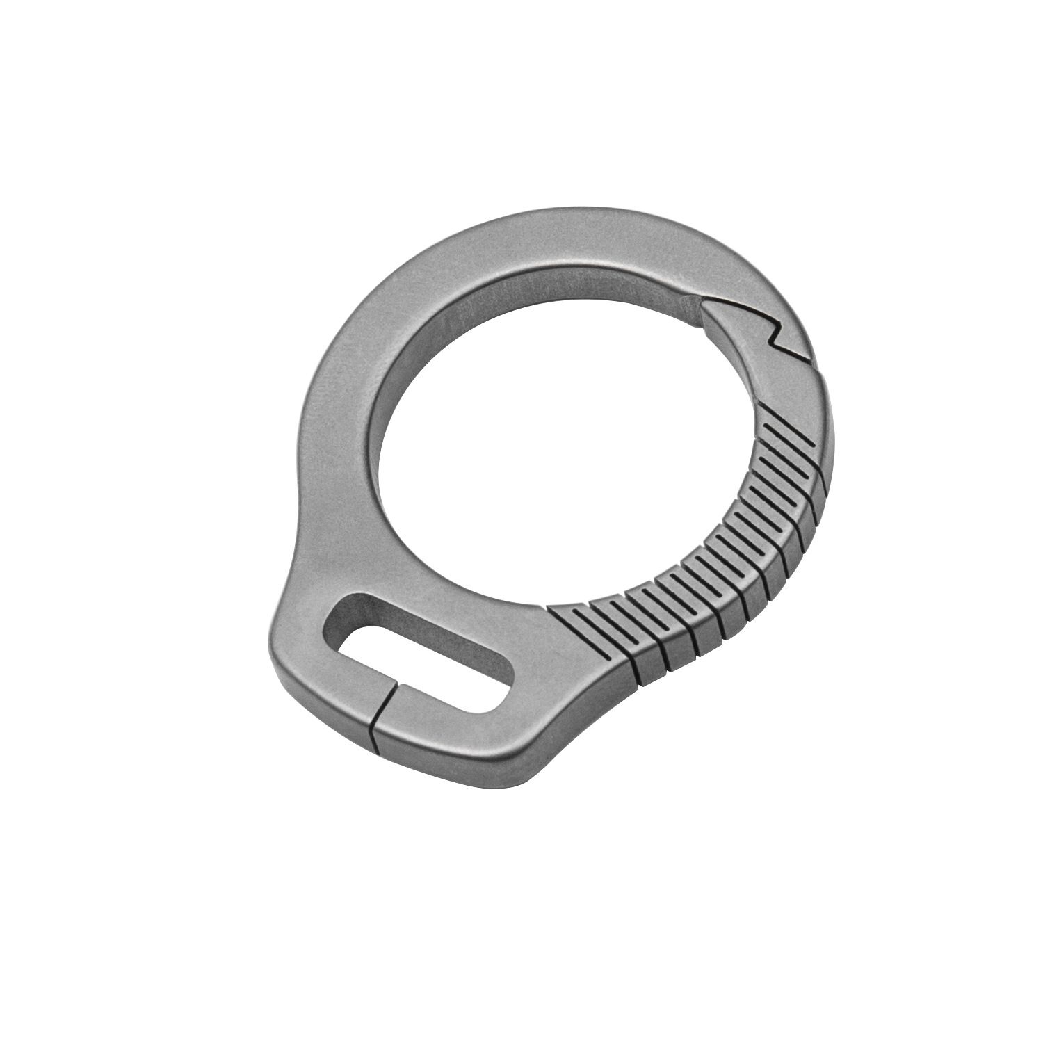 Titanium Alloy Keychain Car Key Holder EDC Gadget Single buckle — image 1
