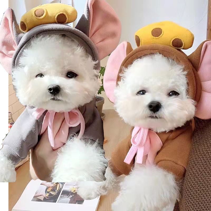 Shine Pet Hoodie Dog Cat Fruit Design Hooded Leg Sweatshirt Yellow Banana M view 3