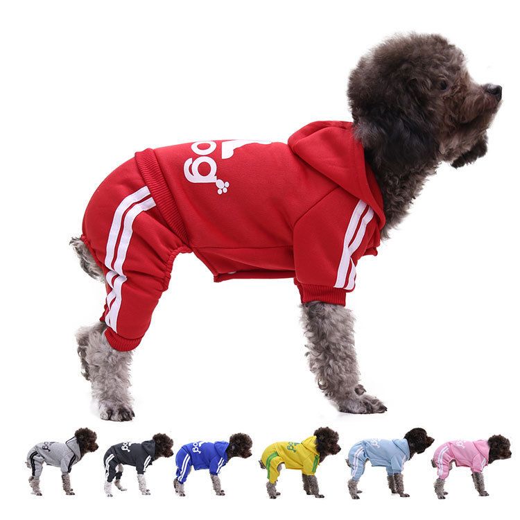 Shine Pet Dog Cat Clothes Sweatshirt four-legged adog sweatshirt yellow S view 3