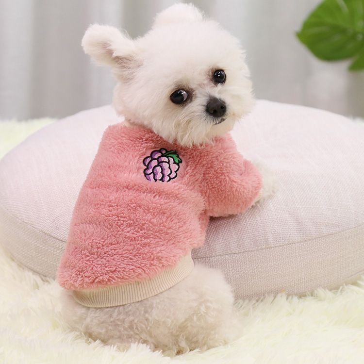 Shine Two Legged Dog Cat Winter Warm Pet Clothing Green veal avocado view 5
