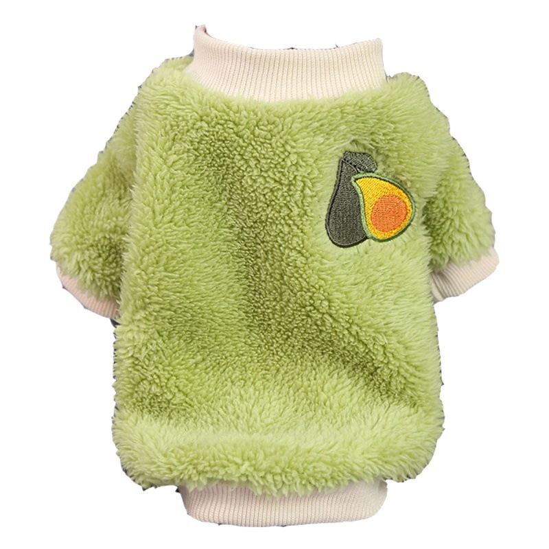 Shine Two Legged Dog Cat Winter Warm Pet Clothing Big red small watermelon view 2
