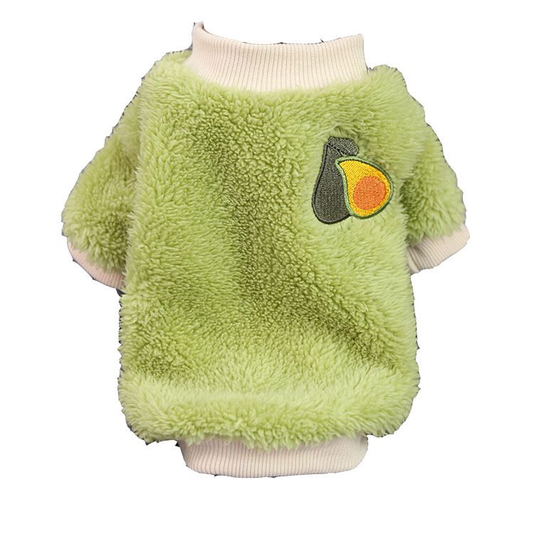 Shine Two Legged Dog Cat Winter Warm Pet Clothing Big red small watermelon view 7