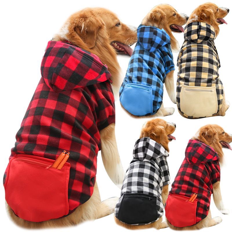 Shine Pet Clothing Polyester Sweatshirt Zipper Pockets Zip pocket black and view 2