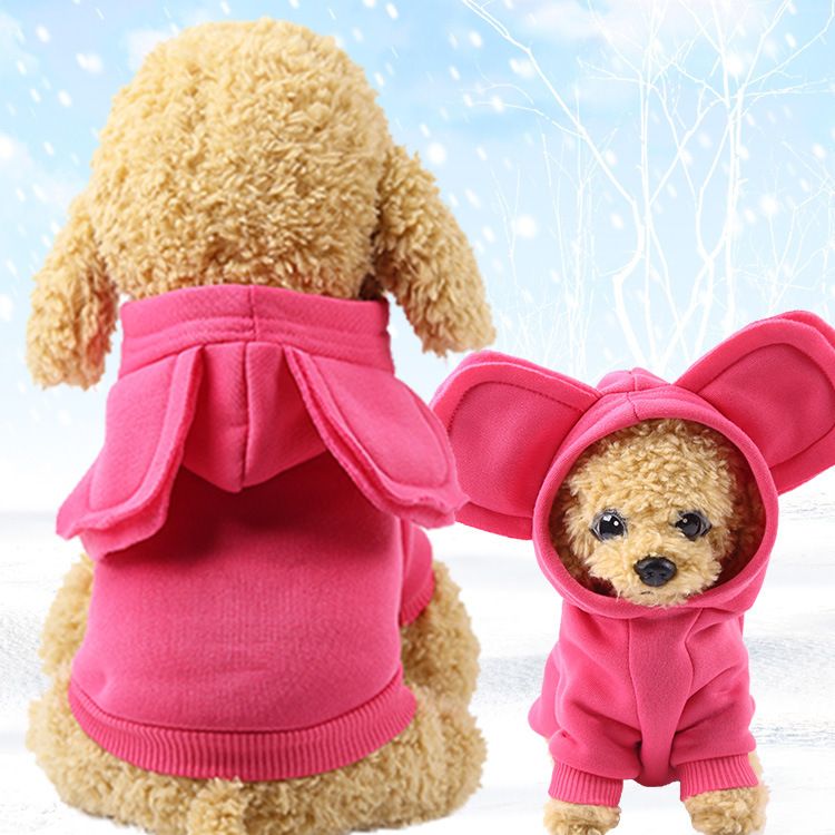 Shine Cartoon Cat Sweatshirt Pet Clothing Japanese big ears sweater black L view 3