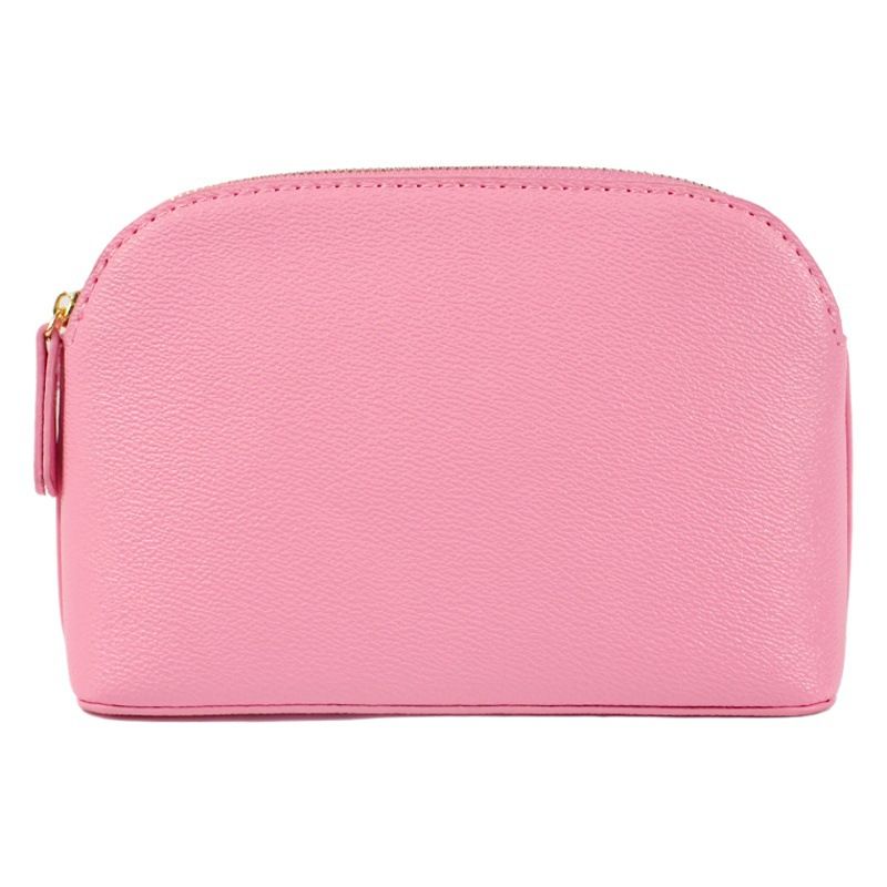 PU Leather Makeup Bag Waterproof Travel Storage. Black view 2