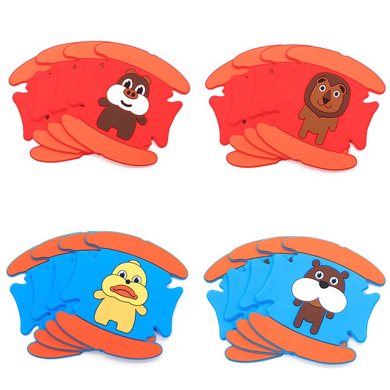 Car Door Handle Protector Cartoon PVC Strip 4pcs RUNDONG Car door wrist view 2