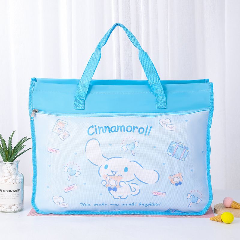 toolesia Nylon Art Bag A3 Sketch Board Storage Cube Big Ear Dog Hugging Bear B