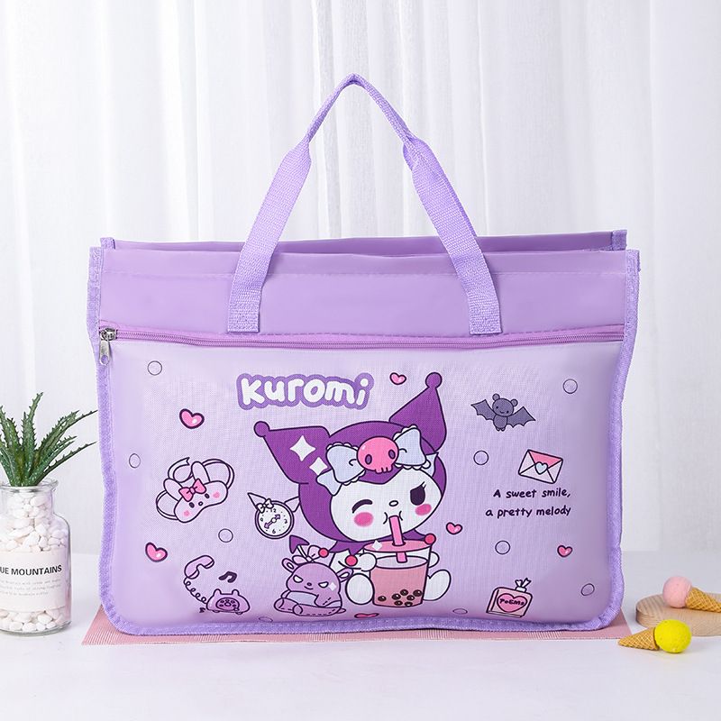 toolesia Nylon Art Bag A3 Sketch Board Storage Cube Milk tea kulomi c figure