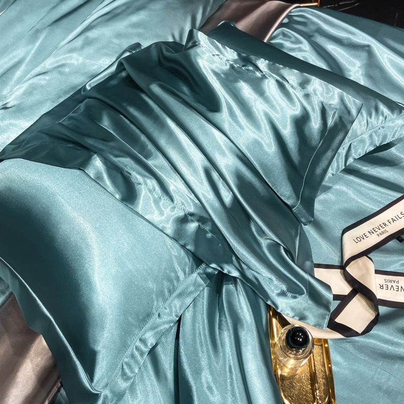 Pillowcase Polyester Satin Soft Anti Wrinkle [silky and