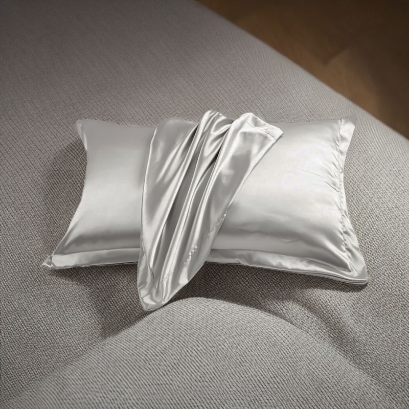 Pillowcase Polyester Satin Soft Anti Wrinkle [silky and anti-wrinkle] light
