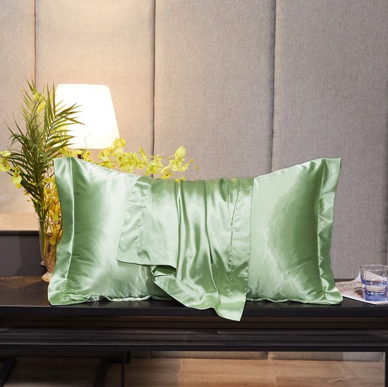 Pillowcase Polyester Satin Soft Anti Wrinkle [silky and anti-wrinkle]-lover