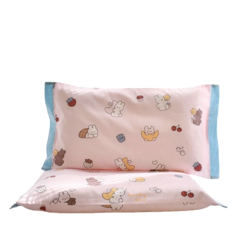 Bee mi'er Cotton Pillowcase 30x50 Long Staple Snow white jxx 30*50 (single view 7