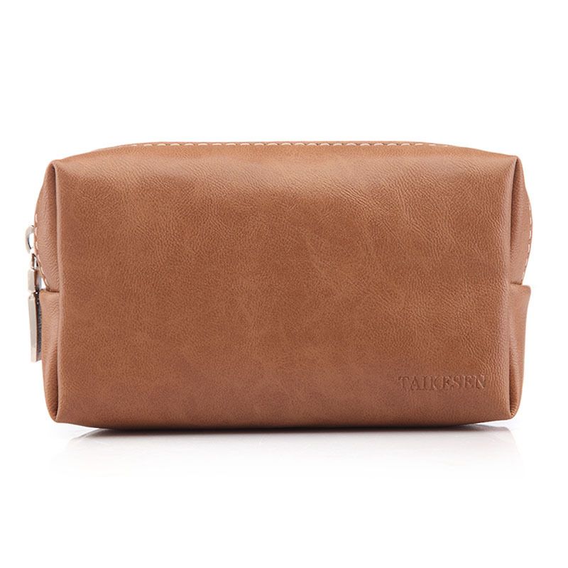 Tuckson PU Leather Storage Bag for MacBook Accessories Mint Green 17*10*5.5cm view 4