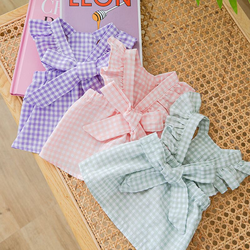 Pet Clothing Polyester Skirt Pretty Pet Pink strawberry cloud style random S view 3