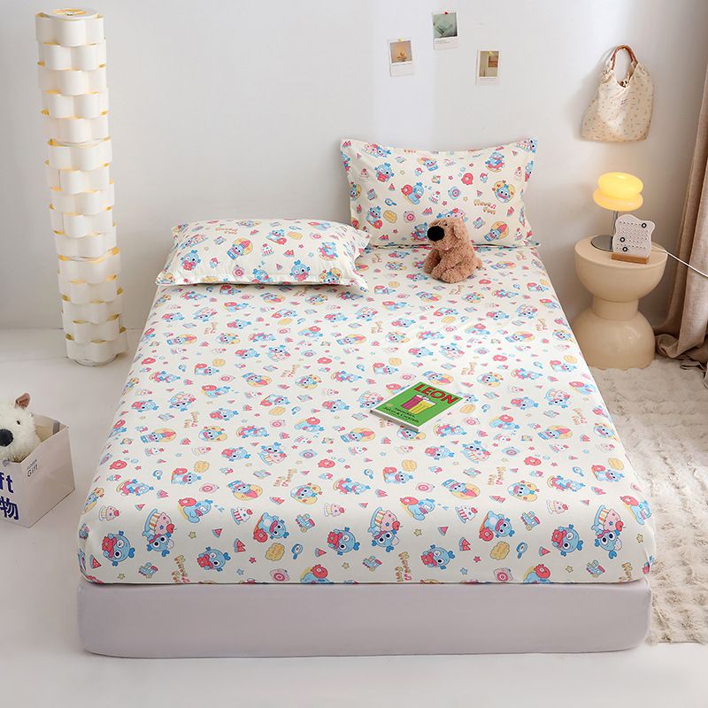 Yuan sheng Home Textiles Cartoon Dog 40s Cotton. Blue cat 150*200cm standard model view 4
