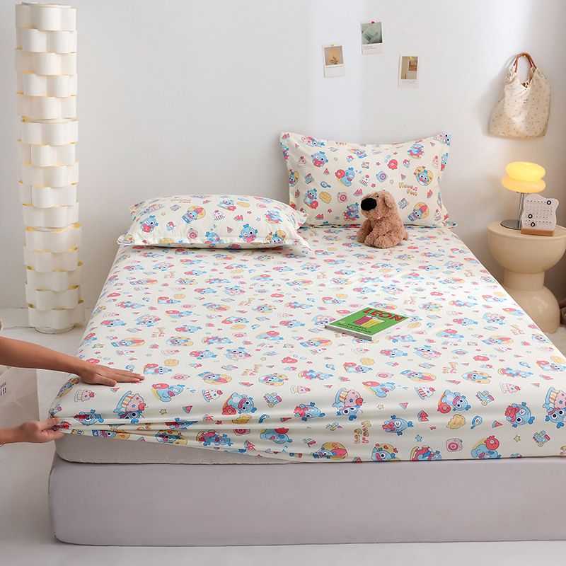 Yuan sheng Home Textiles Cartoon Dog 40s Cotton. Blue cat 150*190cm standard model view 5